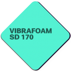 Полиуретановый эластомер Vibrafoam (Вибрафом) SD 170 Тёмно-зелёный 12,5 мм купить в Москве по низкой цене в магазине Акустик сервис