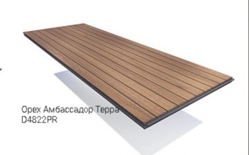 Decoustic 30/2, 4ШП, 2768х320х16,4 мм Орех Амбассадор Терра D 4822 PR Стеновые и потолочные звукопоглощающие акустические панели