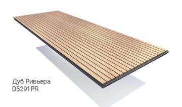 Decoustic 14/2, 4ШП, 2768х320х16,4 мм Дуб Ривьера D 5291 PR Стеновые и потолочные звукопоглощающие акустические панели