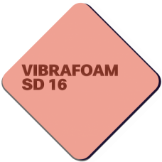 Полиуретановый эластомер Vibrafoam (Вибрафом) SD 16 Розовый 12,5 мм купить в Москве по низкой цене в магазине Акустик сервис