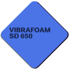 Полиуретановый эластомер Vibrafoam (Вибрафом) SD 650 Тёмно-синий 12,5 мм купить в Москве по низкой цене в магазине Акустик сервис